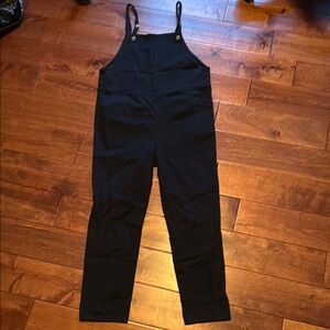 Tickled Teal Black Jumpsuit